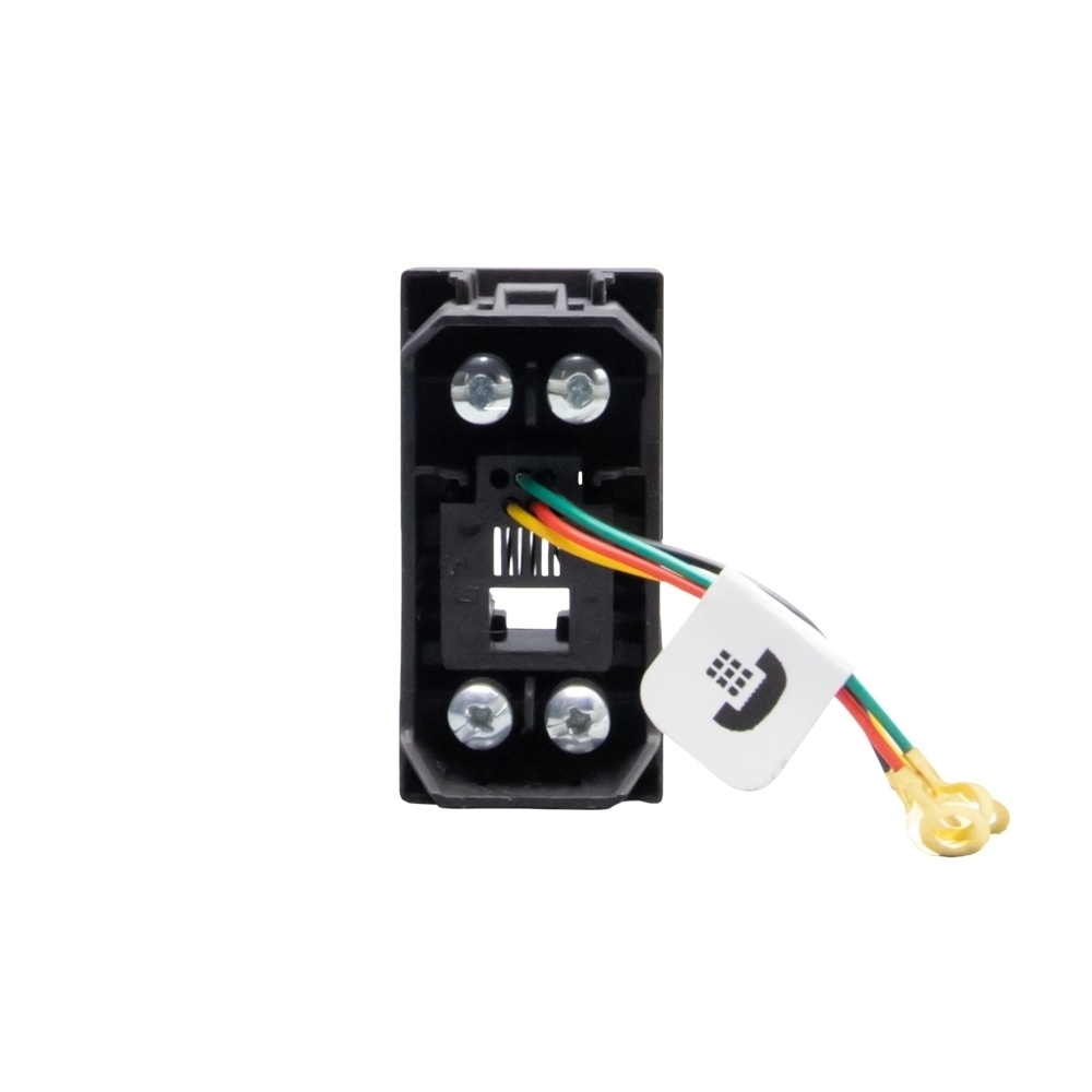 MODULO TOMADA RJ11 PARA TELEFONE PRETO 1M MATIXGO - BTICINO