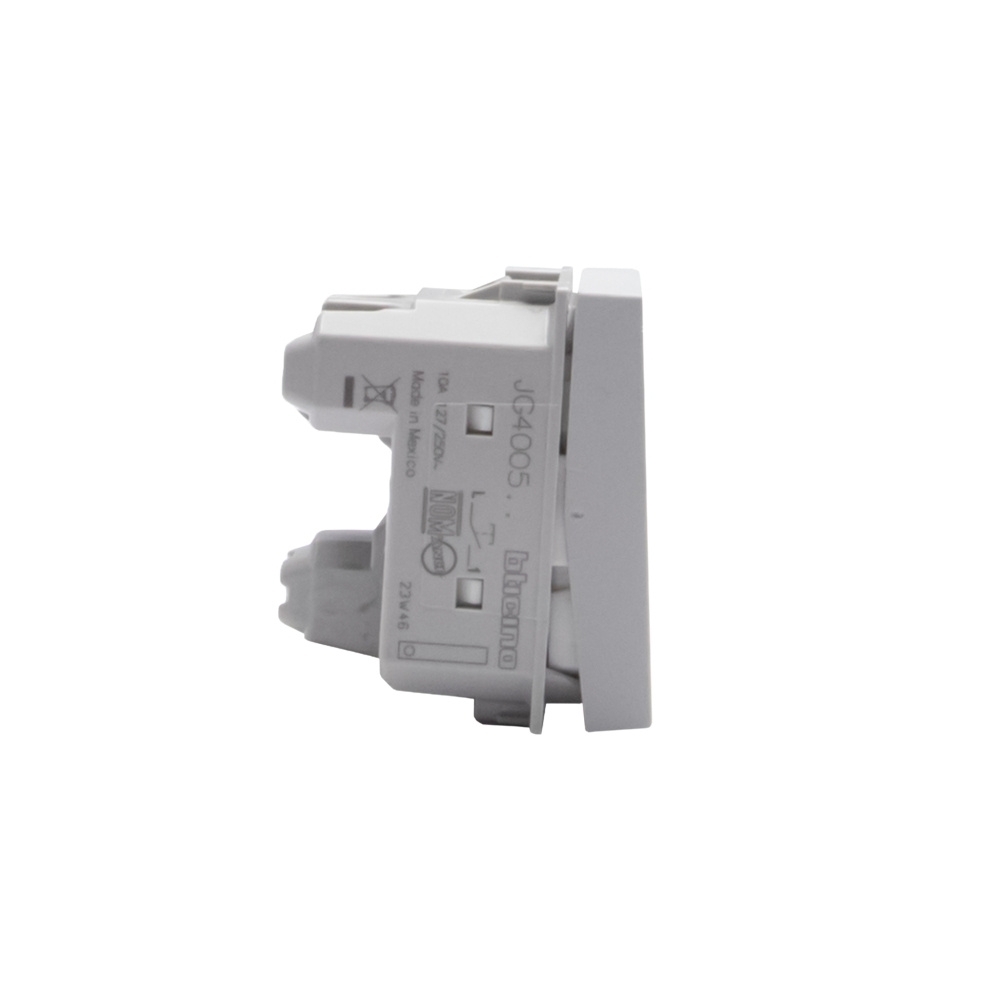 MODULO PULSADOR 10A CINZA 1M MATIXGO - BTICINO