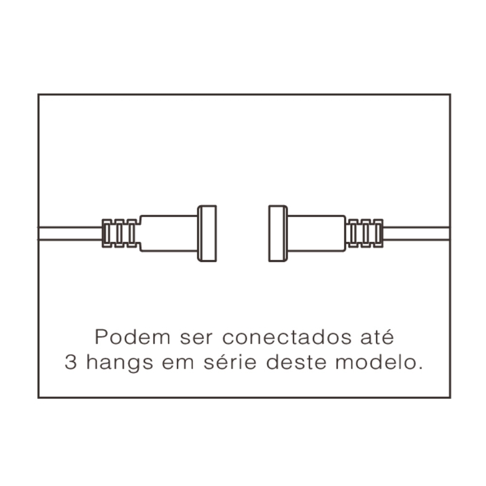 VARAL FESTAO COM 8 SOQUETES E27 PRETO IP65 5 METROS - BLUMENAU