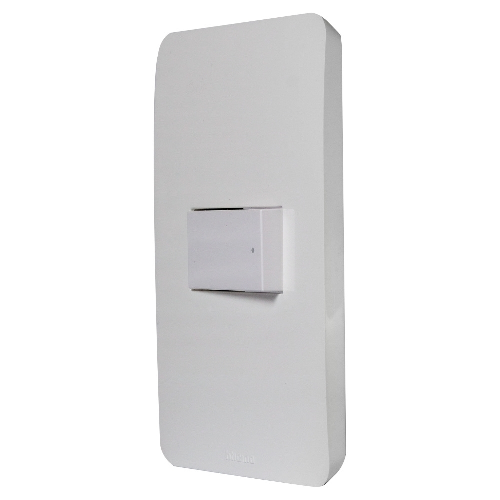 CONJUNTO 4X2 1 INTERRUPTOR SIMPLES HORIZONTAL 10A BRANCO MATIXGO - BTICINO