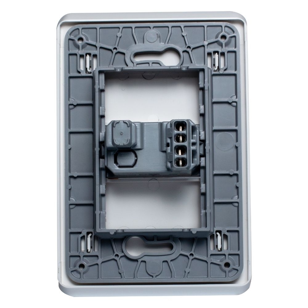 CONJUNTO 4X2 1 INTERRUPTOR SIMPLES HORIZONTAL 10A BRANCO MATIXGO - BTICINO