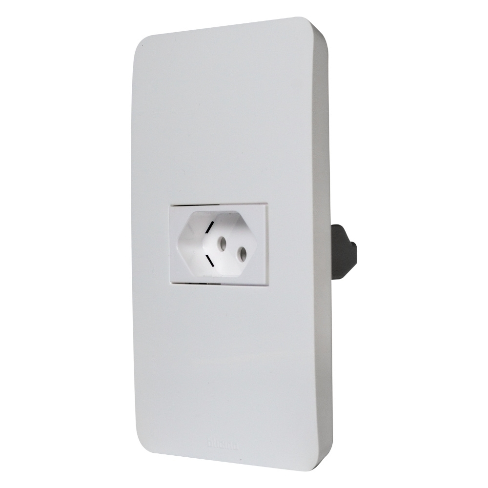 CONJUNTO 4X2 1 TOMADA 2P+T 10A BRANCO MATIXGO - BTICINO