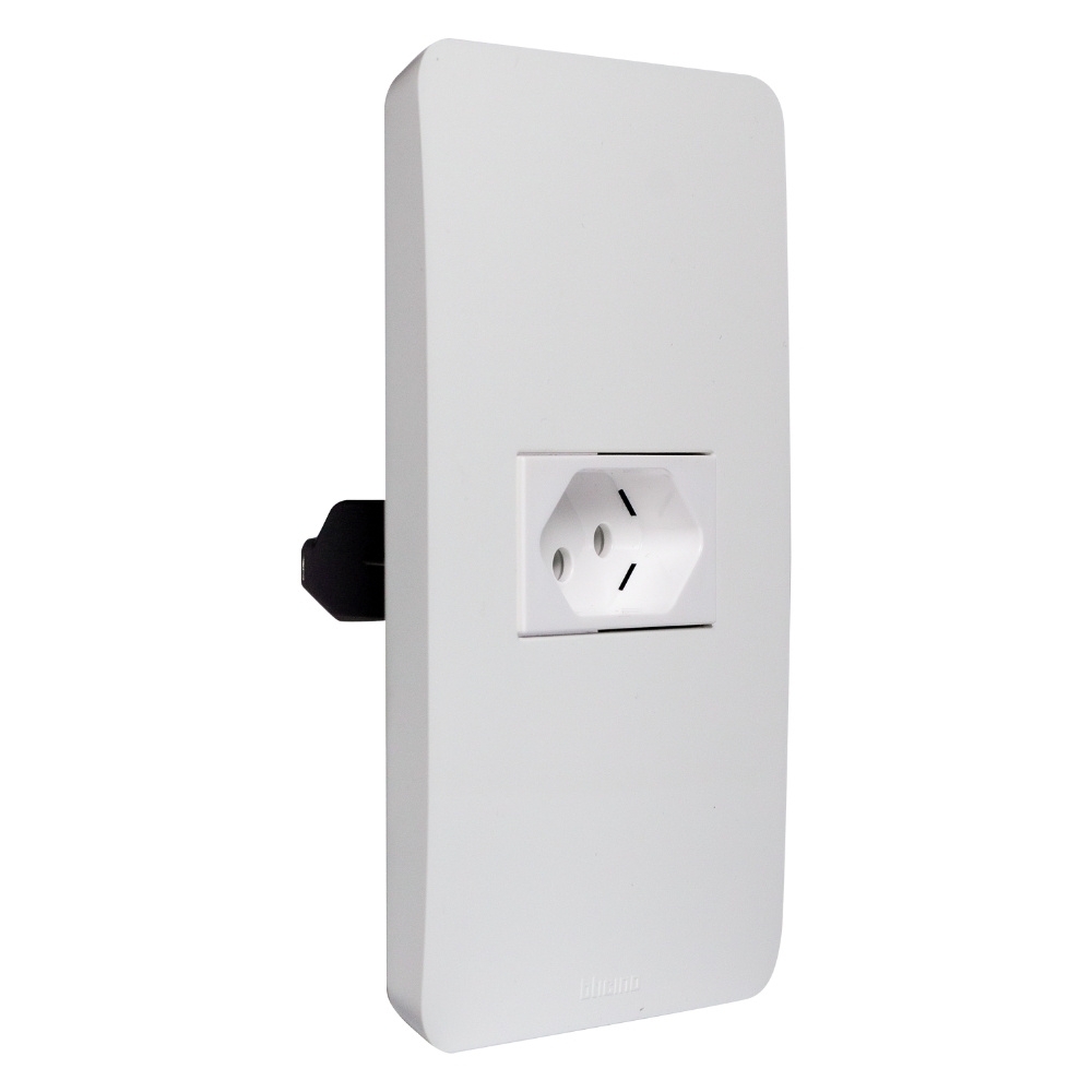 CONJUNTO 4X2 1 TOMADA 2P+T 10A BRANCO MATIXGO - BTICINO