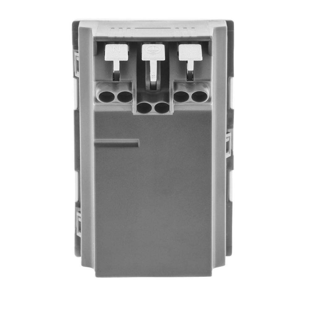 MODULO TOMADA 2 POLOS + TERRA 10A 250V BRANCO TRIPLEX PIAL PLUS+ - LEGRAND