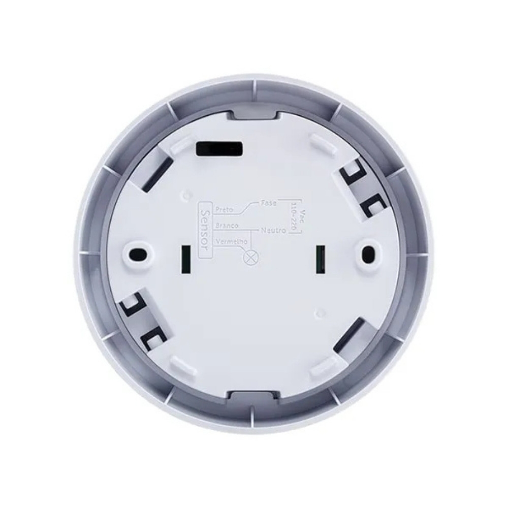 SENSOR PRESENCA 360G SOBREPOR/EMBUTIR BRANCO - INTELBRAS