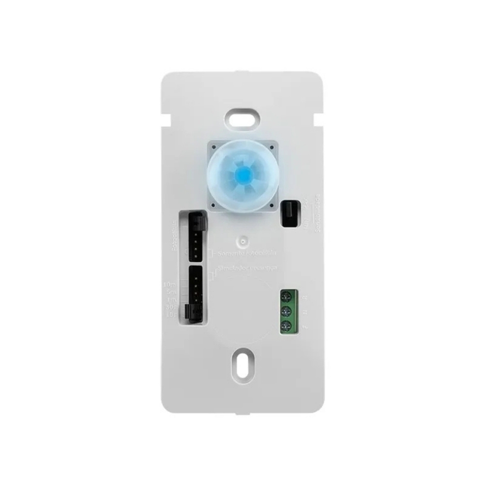SENSOR PRESENCA 180G COM FOTOCELULA MICROC BRANCO - INTELBRAS