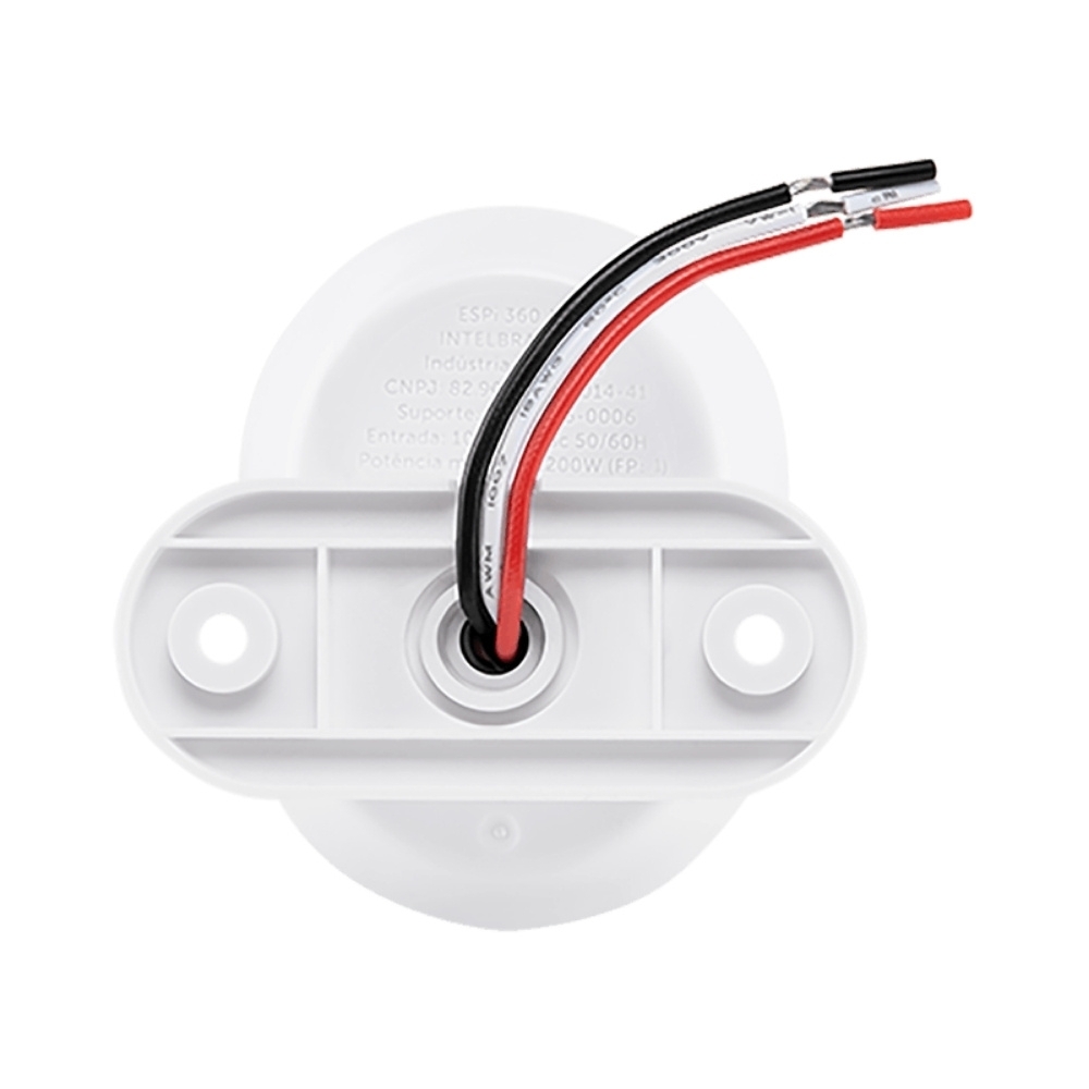 SENSOR PRESENCA 360G ARTICULAR COM FOTOCELULA BRANCO - INTELBRAS
