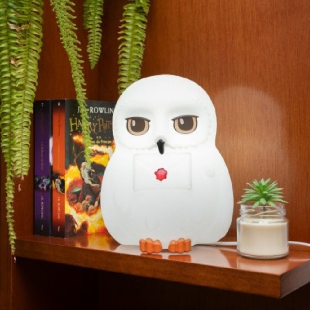 LUMINARIA DE MESA HARRY POTTER CORUJA HEDWIGES PARA1 LAMPADA E27 - USARE