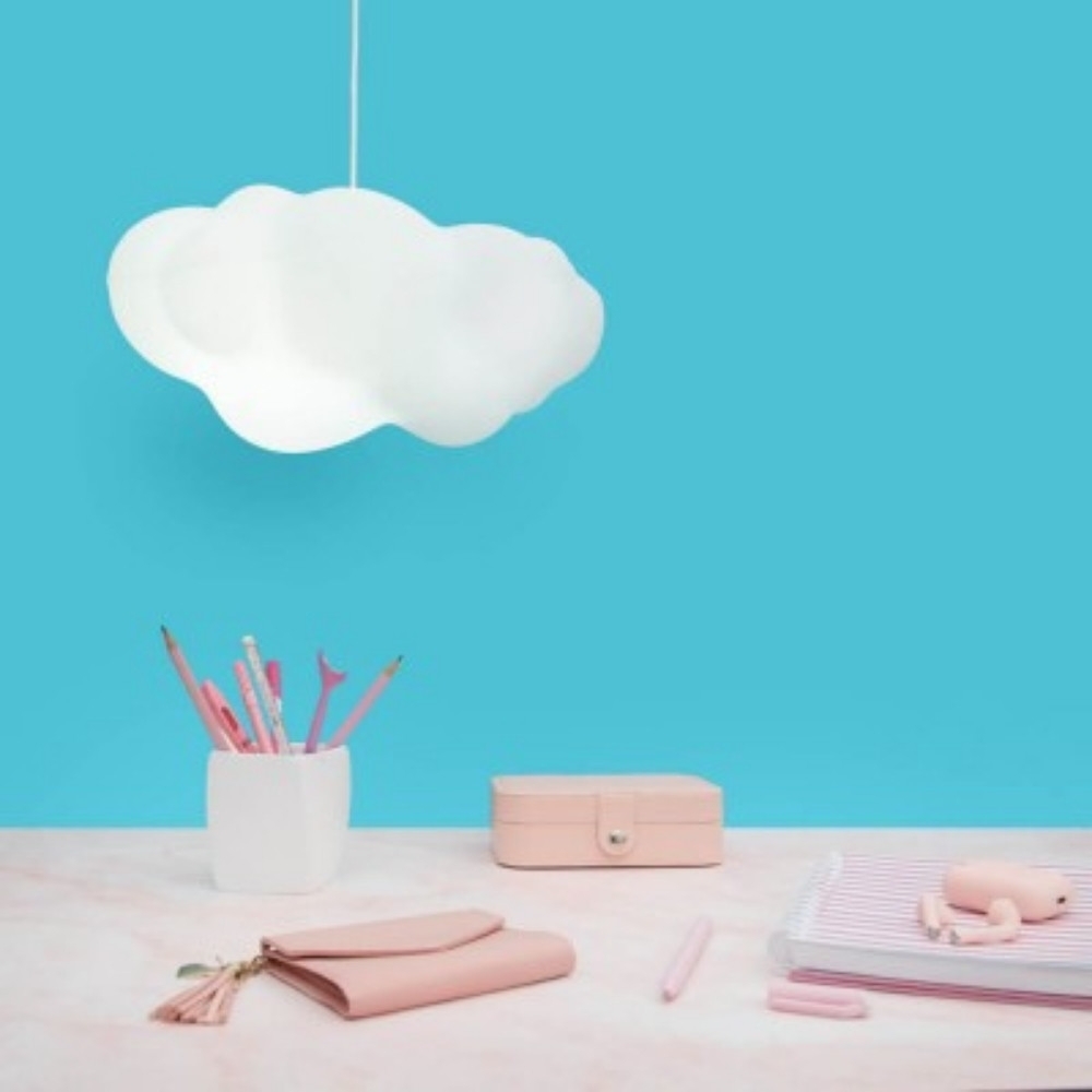 PENDENTE NUVEM FLUFFY PARA 1 LAMPADA 10W E27 - USARE