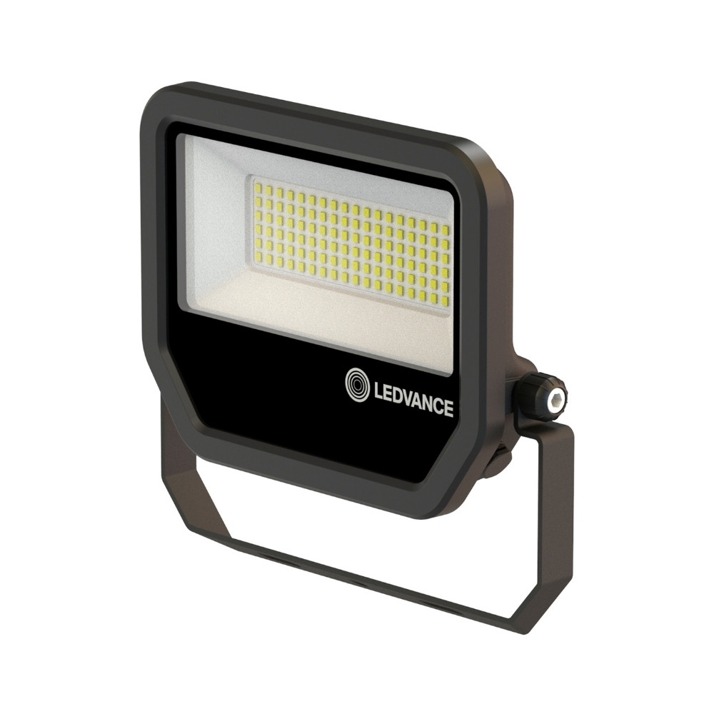 PROJETOR LED 43W BIVOLT LUZ AMARELA 3000K 5375LM PRETO IP65 - LEDVANCE