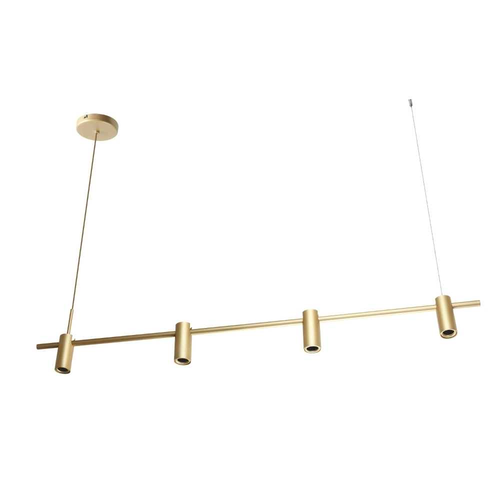 PENDENTE FLASH PARA 4 LAMPADA MR11 GU10 CHAMPAGNE - SPOT LINE