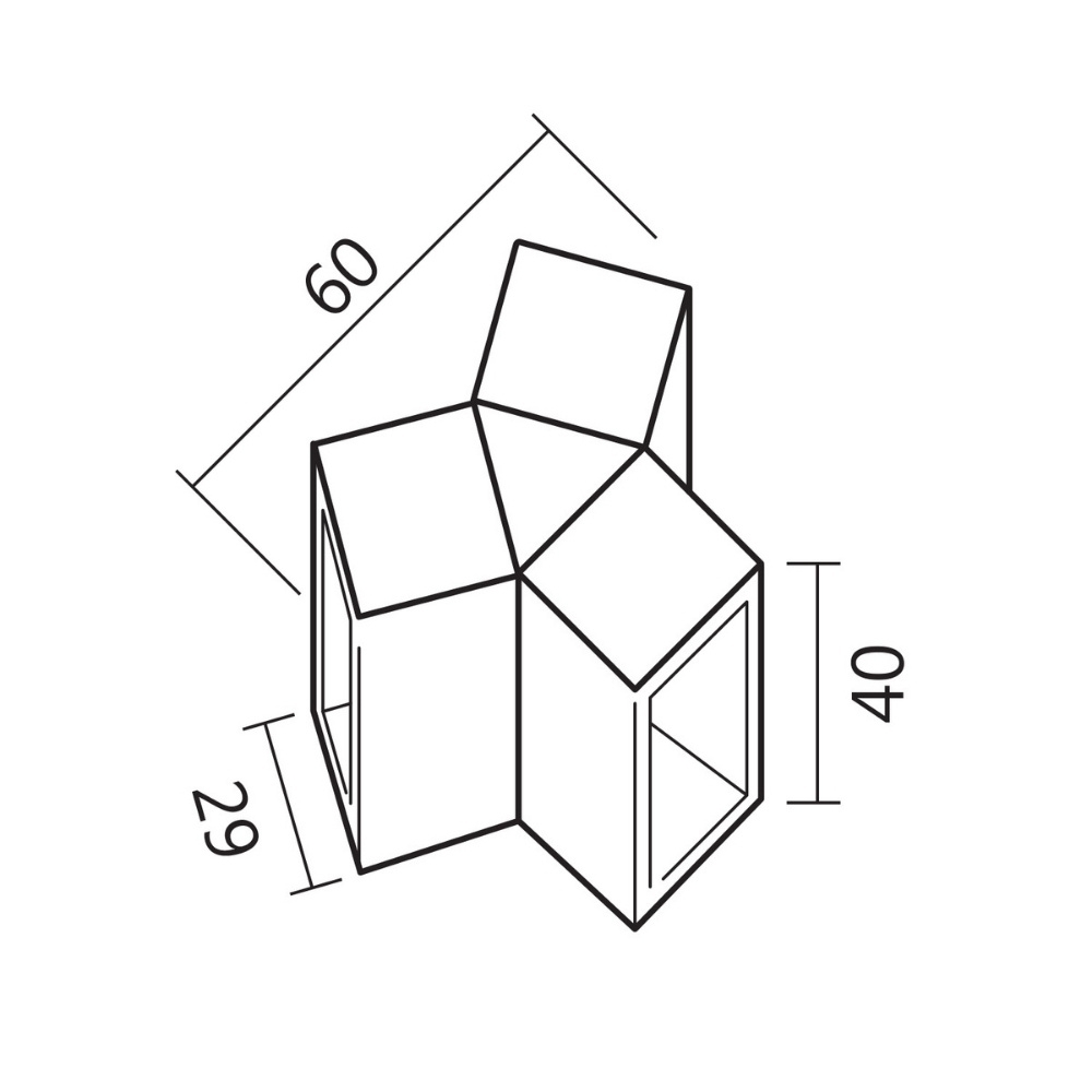 JUNCAO PARA LUMINARIA HONEY T5 Y TR - S&L