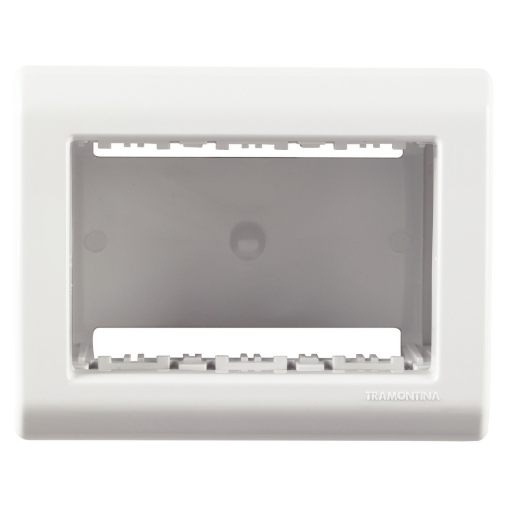 CAIXA + TAMPA 3 POSTOS BRANCO LIZFLEX - TRAMONTINA