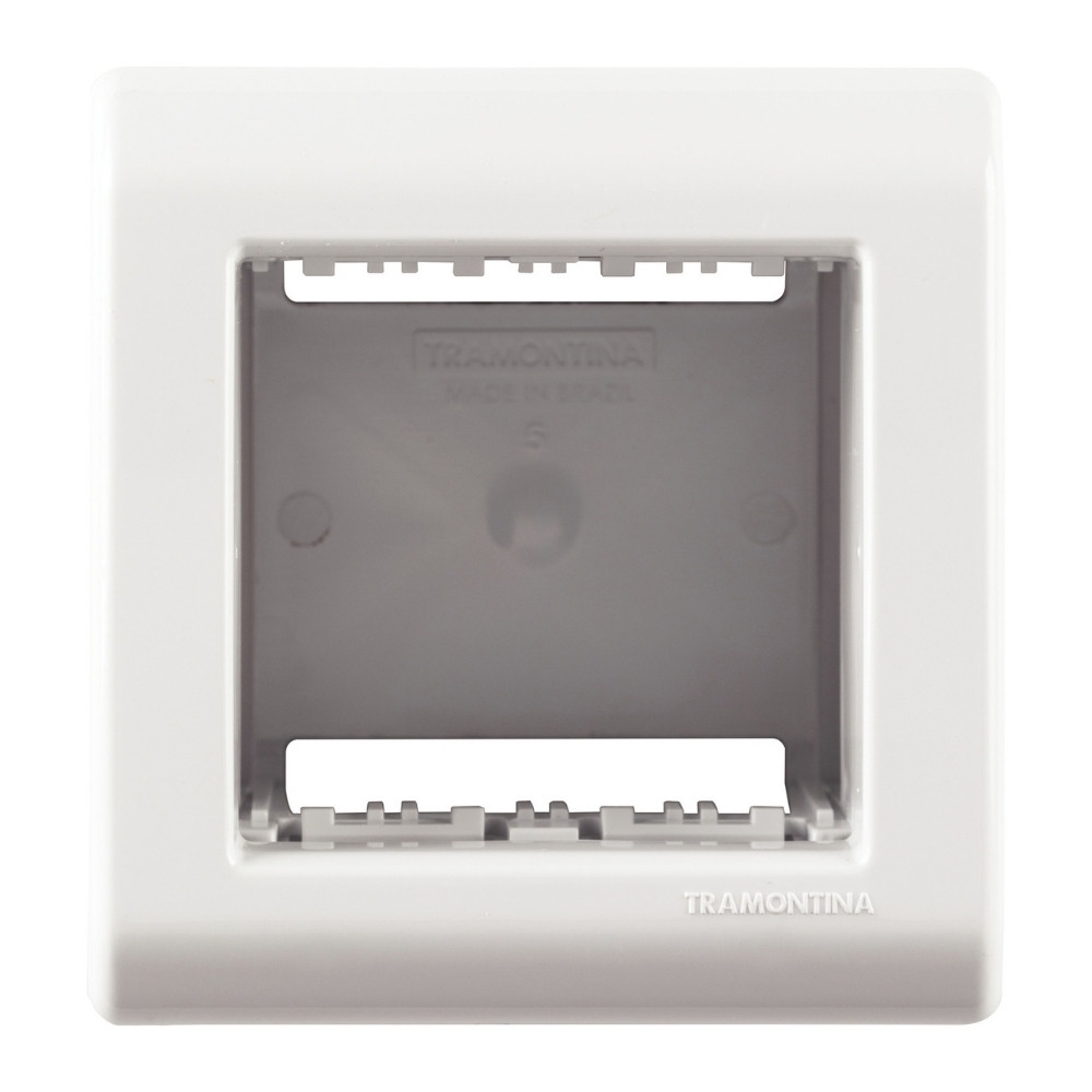 CAIXA + TAMPA 2 POSTOS BRANCO LIZFLEX - TRAMONTINA