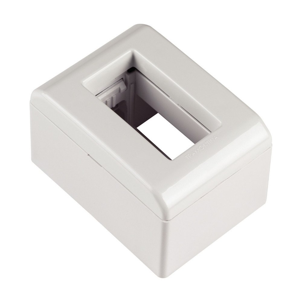 CAIXA + TAMPA 1 POSTO BRANCO LIZFLEX - TRAMONTINA