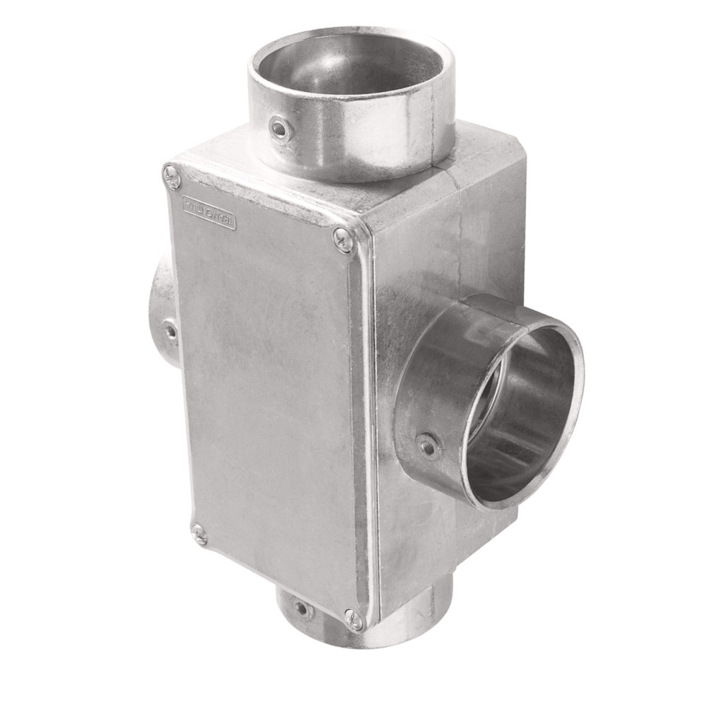 CONDULETE X ALUMINIO 2 POLEGADAS SEM ROSCA COM TAMPA CEGA - TRAMONTINA