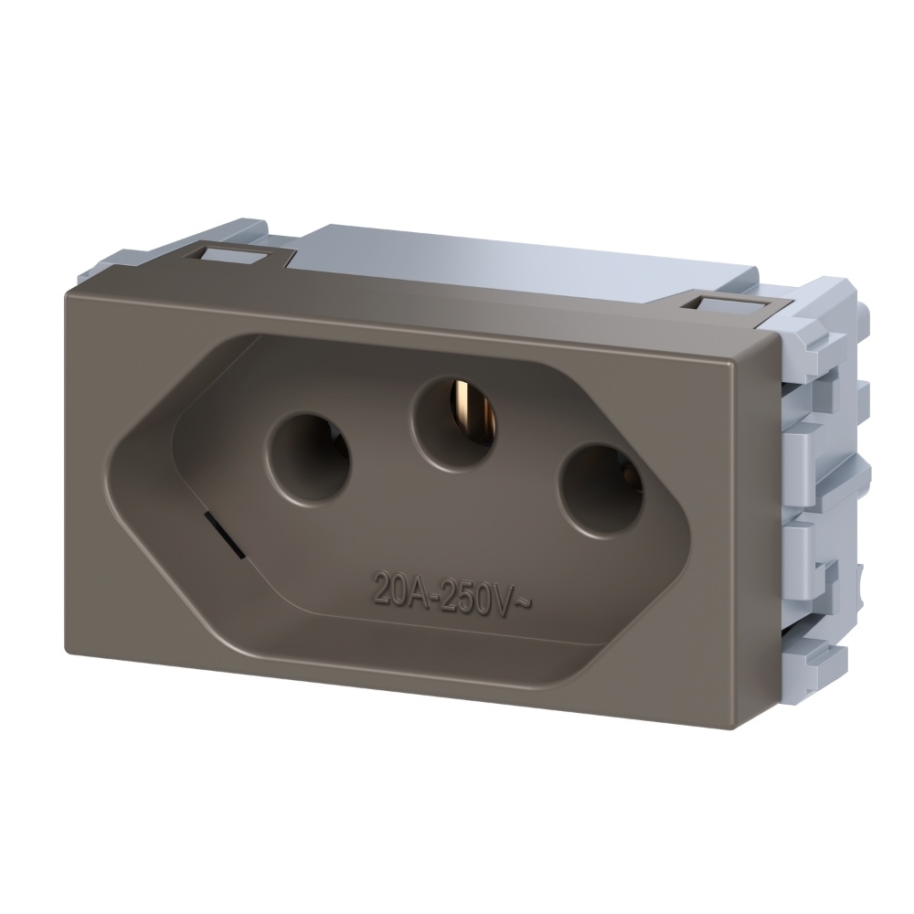 MODULO TOMADA 2P+T 20A 250V ARGILA ESATTA - WEG
