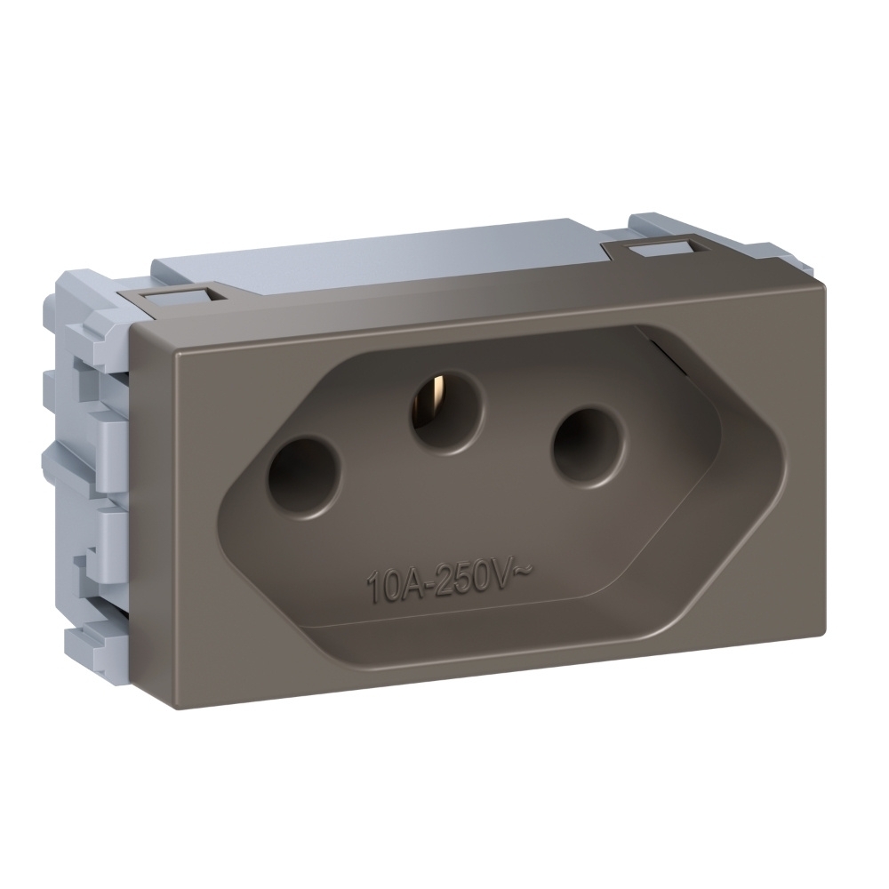 MODULO TOMADA 2P+T 10A 250V ARGILA ESATTA - WEG