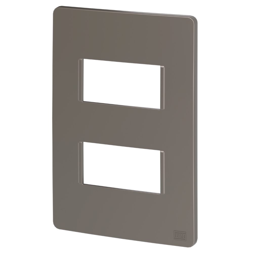 PLACA 4X2 PARA 2 POSTOS ARGILA SEM SUPORTE ESATTA - WEG