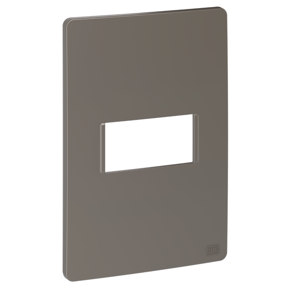 PLACA 4X2 PARA 1 POSTO HORIZONTAL ARGILA SEM SUPORTE ESATTA - WEG