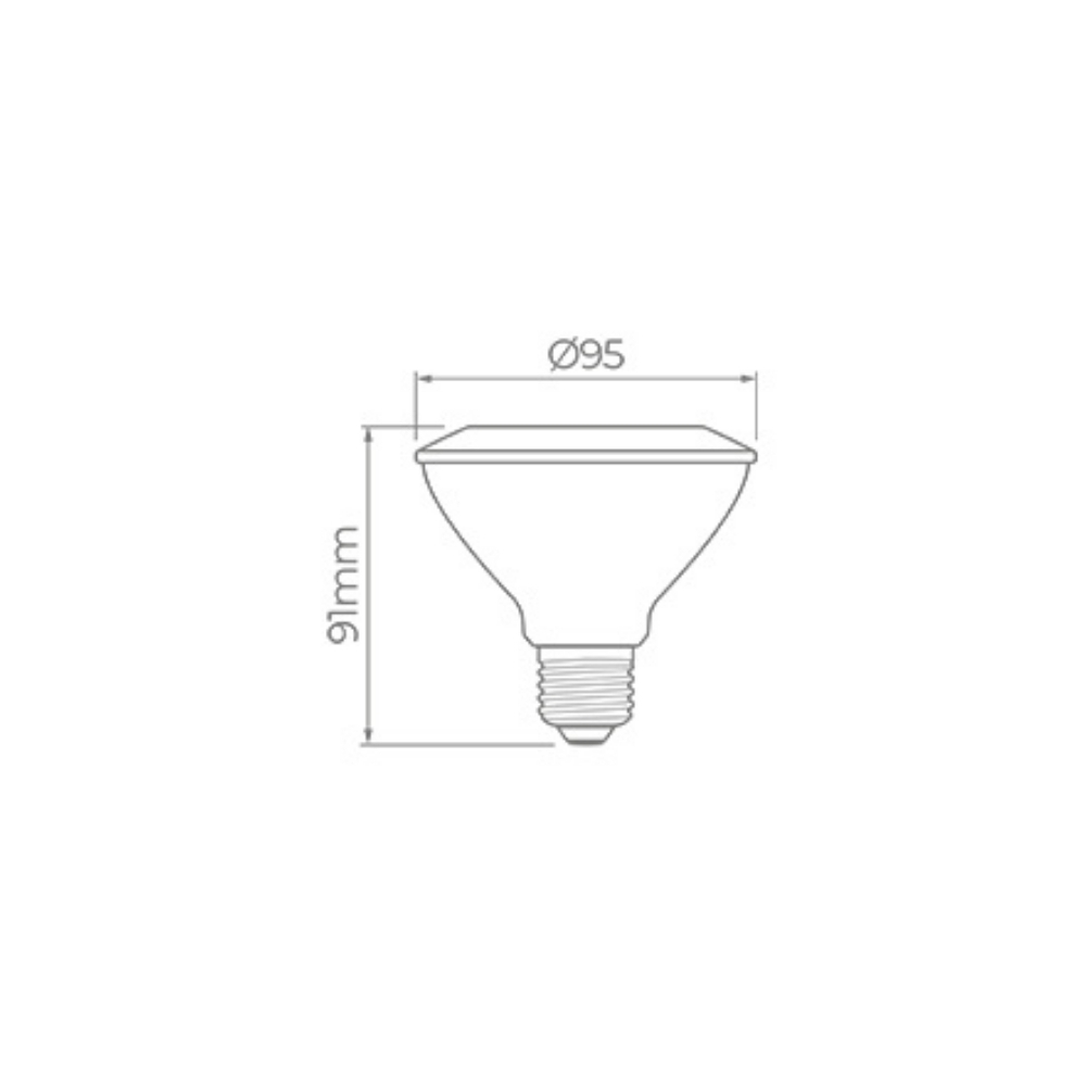 LAMPADA LED PAR30 E27 9W BIVOLT 4000K 750LM 25G - STELLA