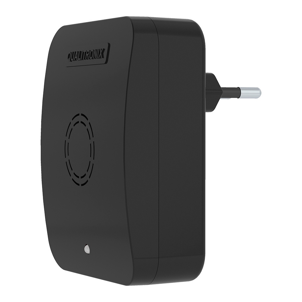 CAMPAINHA SEM FIO 56 SONS PARA TOMADA BIVOLT PRETO - QUALITRONIX