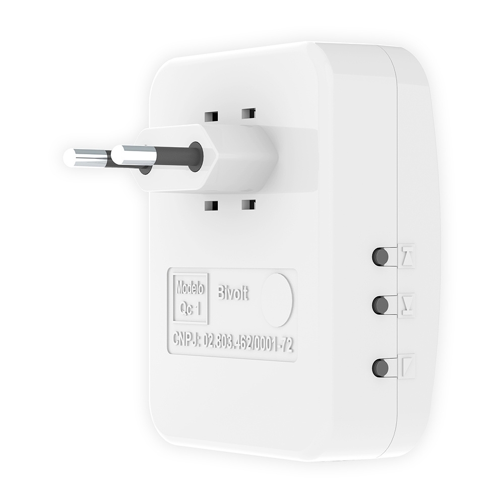 CAMPAINHA SEM FIO 56 SONS PARA TOMADA BIVOLT BRANCO - QUALITRONIX