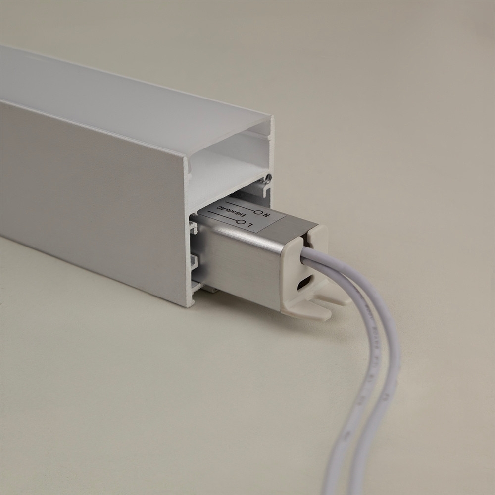 PERFIL SOBREPOR LED 35X40MM 3 METROS COM TAMPA BF - BLUMENAU