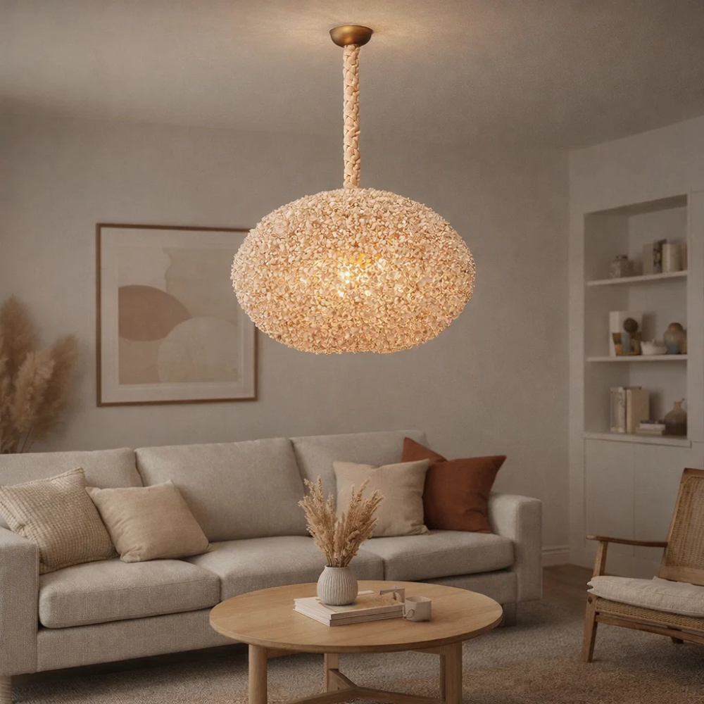 PENDENTE BALLON PARA 8 LAMPADA G9 CRISTAL 60CM - LAMPLUZ