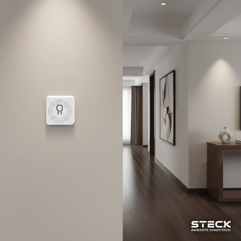 MODULO INTERRUPTOR INTERNO MINI 2 CANAIS AMBIENTE CONECTADO - STECK
