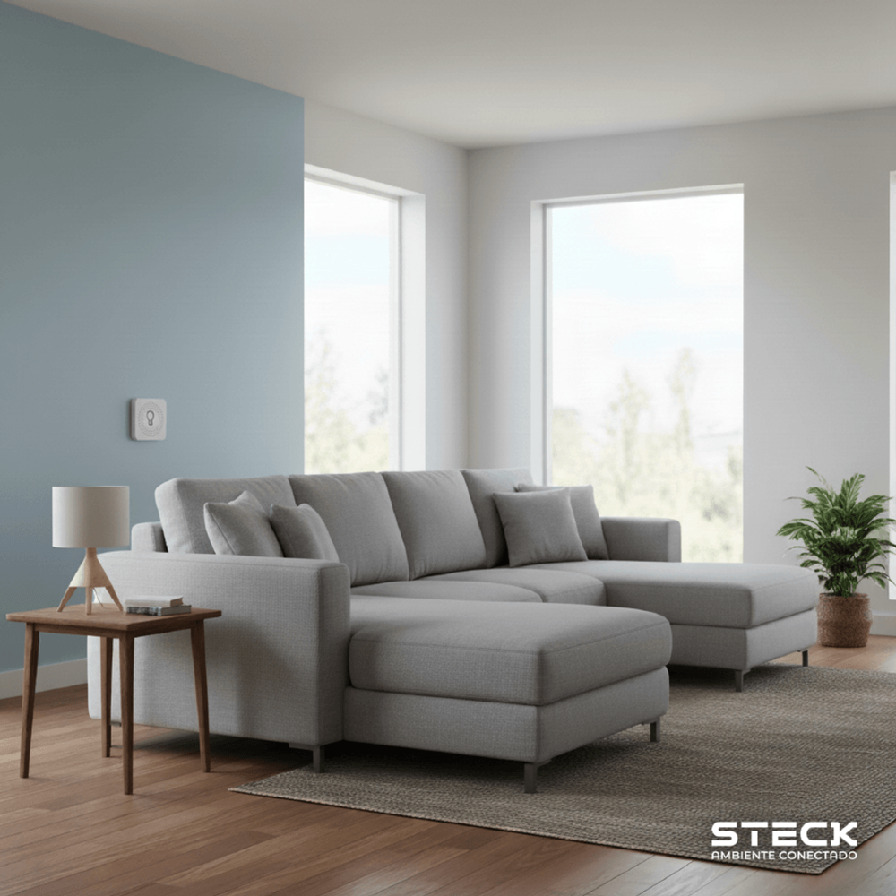 MODULO INTERRUPTOR INTERNO MINI 2 CANAIS AMBIENTE CONECTADO - STECK