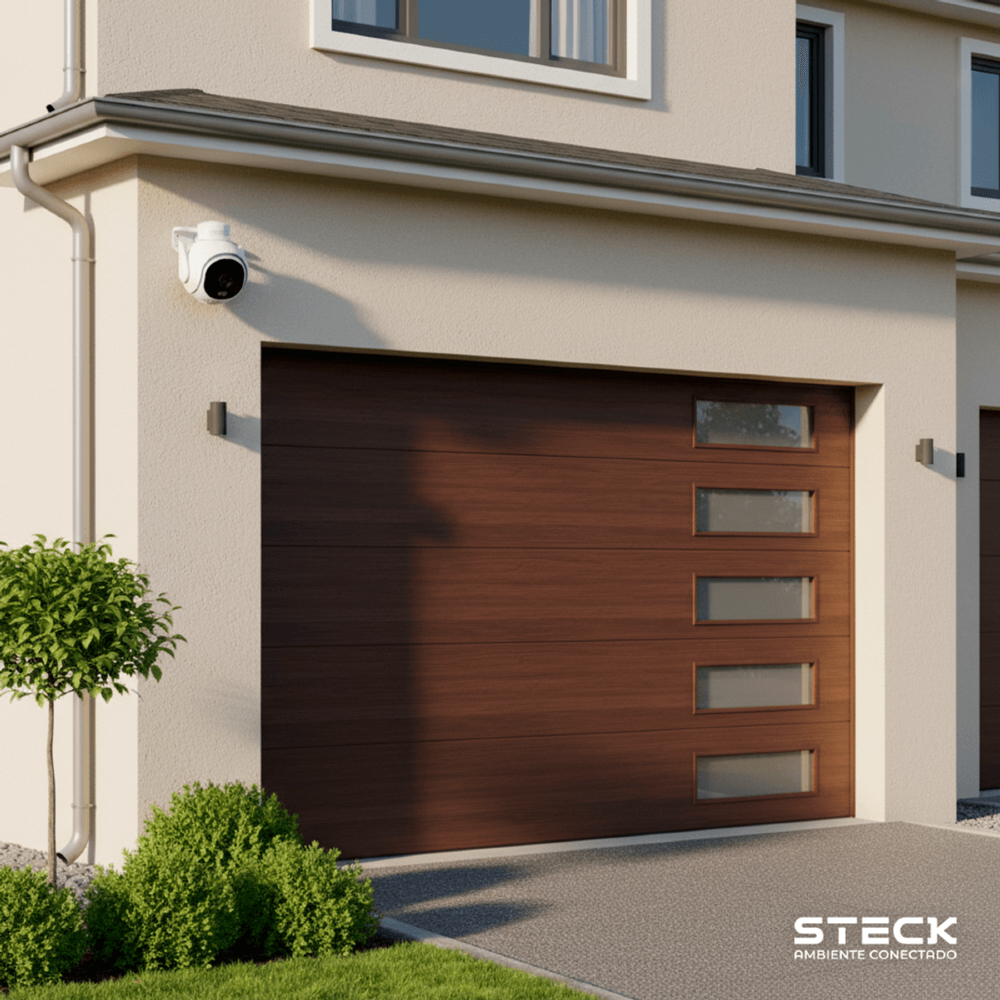 CAMERA DE SEGURANCA EXTERNA PTZ 360G FULL HD WI-FI IP65 AMBIENTE CONECTADO - STECK