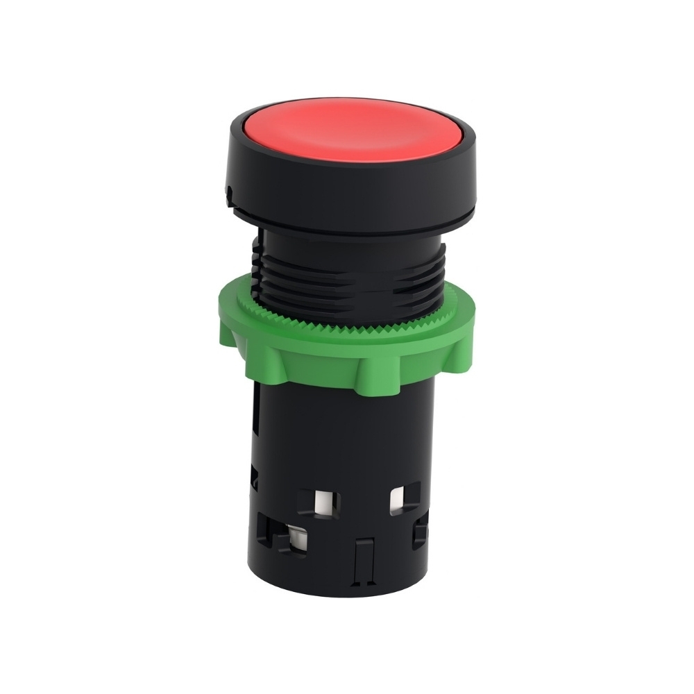 BOTAO PLASTICO IMPULSO MONOBLOCO 1NF 22MM VERMELHO - SCHNEIDER