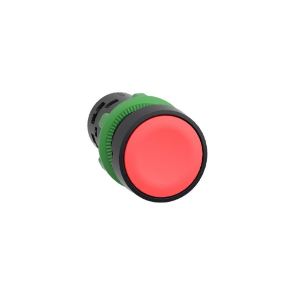 BOTAO PLASTICO IMPULSO MONOBLOCO 1NF 22MM VERMELHO - SCHNEIDER