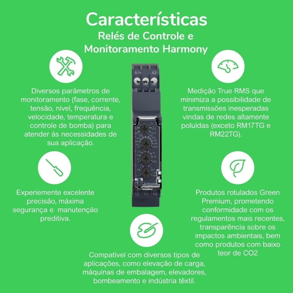 RELE CONTROLE 8A 200/2400V 2NA+2NF 0,1-30S 50/60HZ - SCHNEIDER