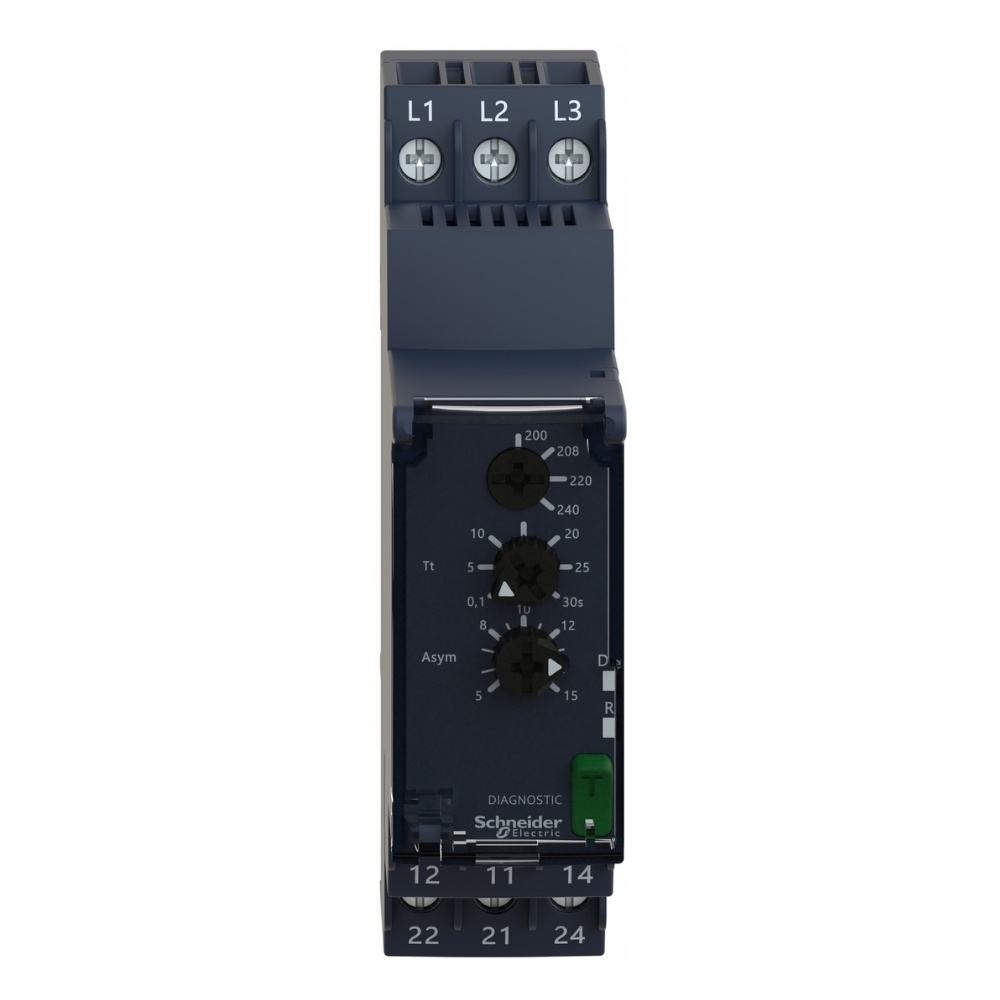 RELE CONTROLE 8A 200/2400V 2NA+2NF 0,1-30S 50/60HZ - SCHNEIDER