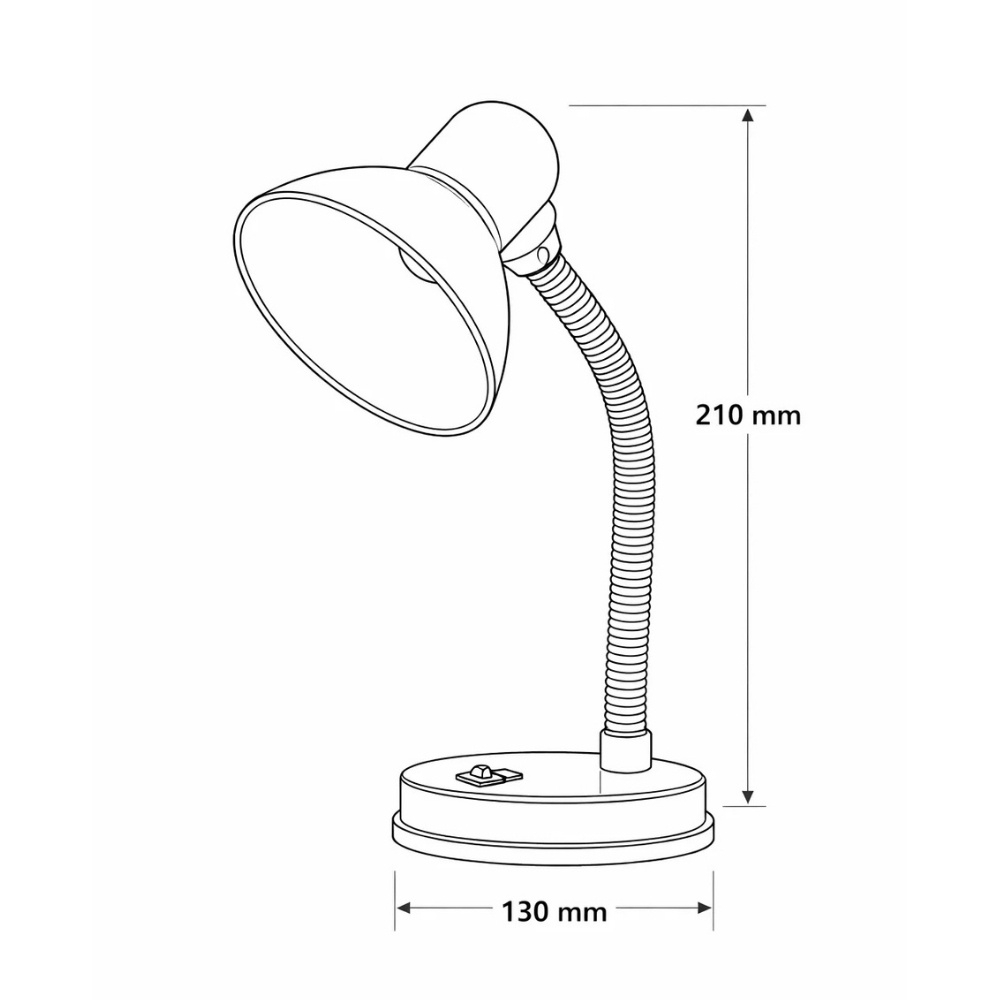 LUMINARIA DE MESA VIKING PARA 1 LAMPADA E27 BIVOLT ROSA - LUMINATTI