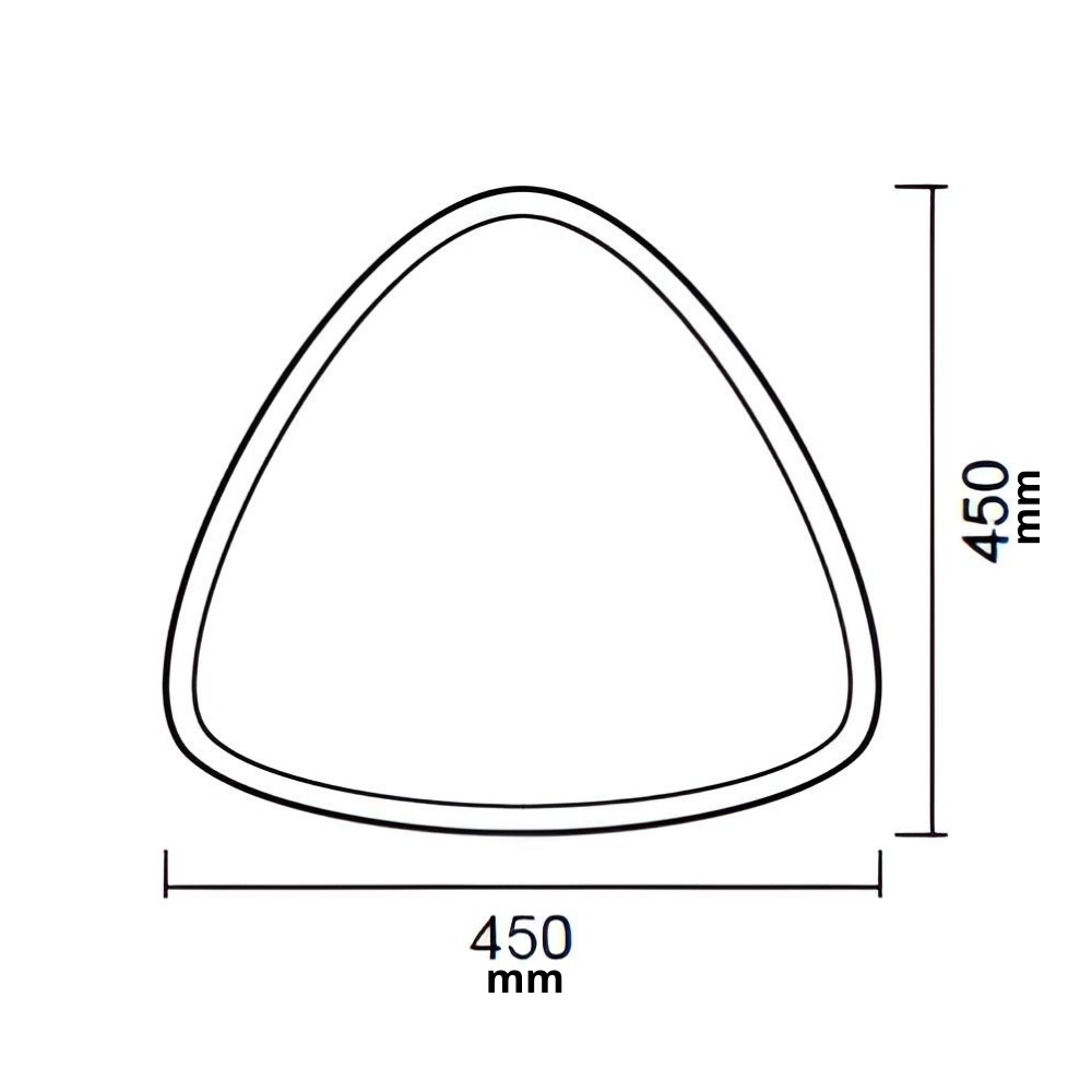 PLAFON LED DAMA DOURADO BIVOLT 34W LUZ AMARELA 3000K 45CM - S&L