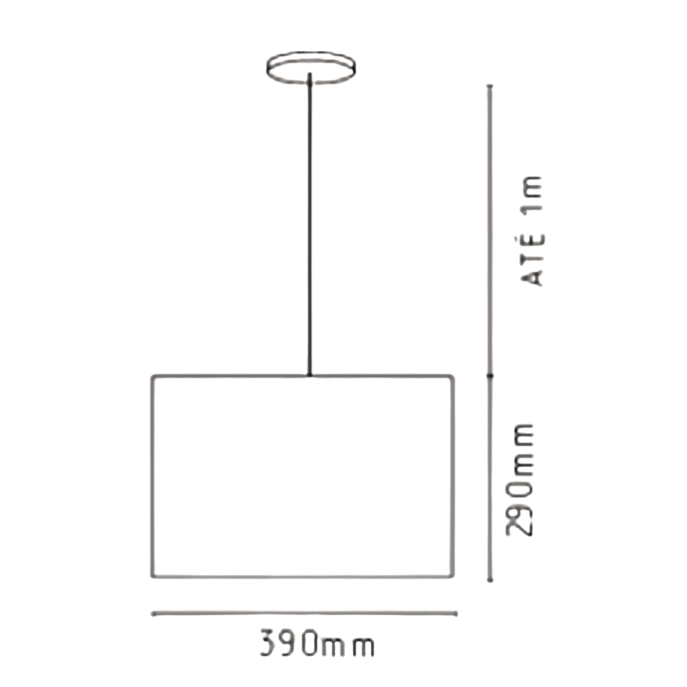 PENDENTE BILBAO PARA 1 LAMPADA E27 MADEIRA 29CM - KIN LIGHT