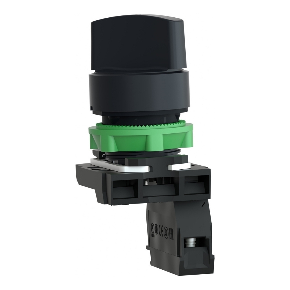 COMUTADOR COM MANOPLA CURTA 22MM 2 POSICOES FIXA 1NA - SCHNEIDER