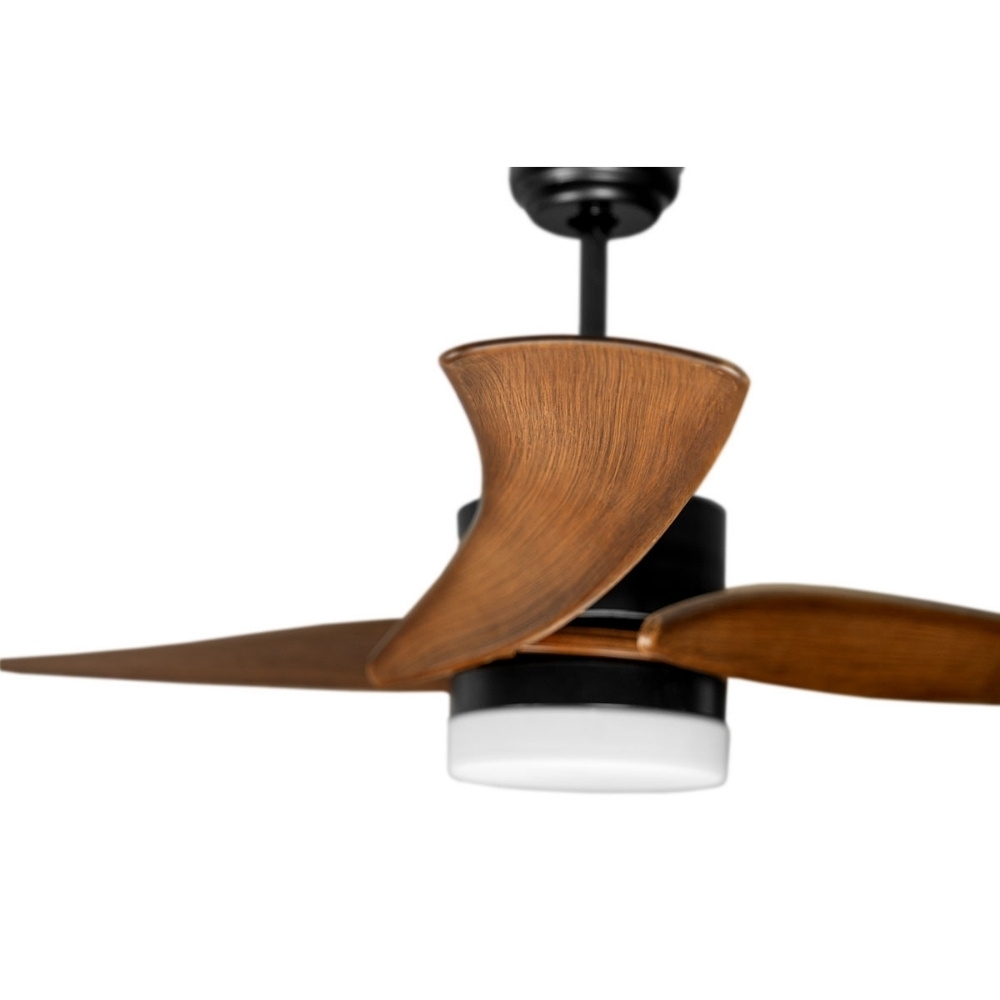 VENTILADOR INVERT AMARONE 3 PAS 60W BIVOLT 3000/4000/6000K PRETO COM CONTROLE - VENTI-DELTA