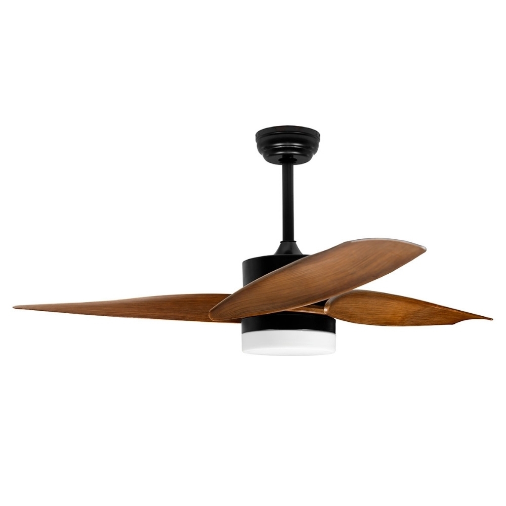 VENTILADOR INVERT AMARONE 3 PAS 60W BIVOLT 3000/4000/6000K PRETO COM CONTROLE - VENTI-DELTA