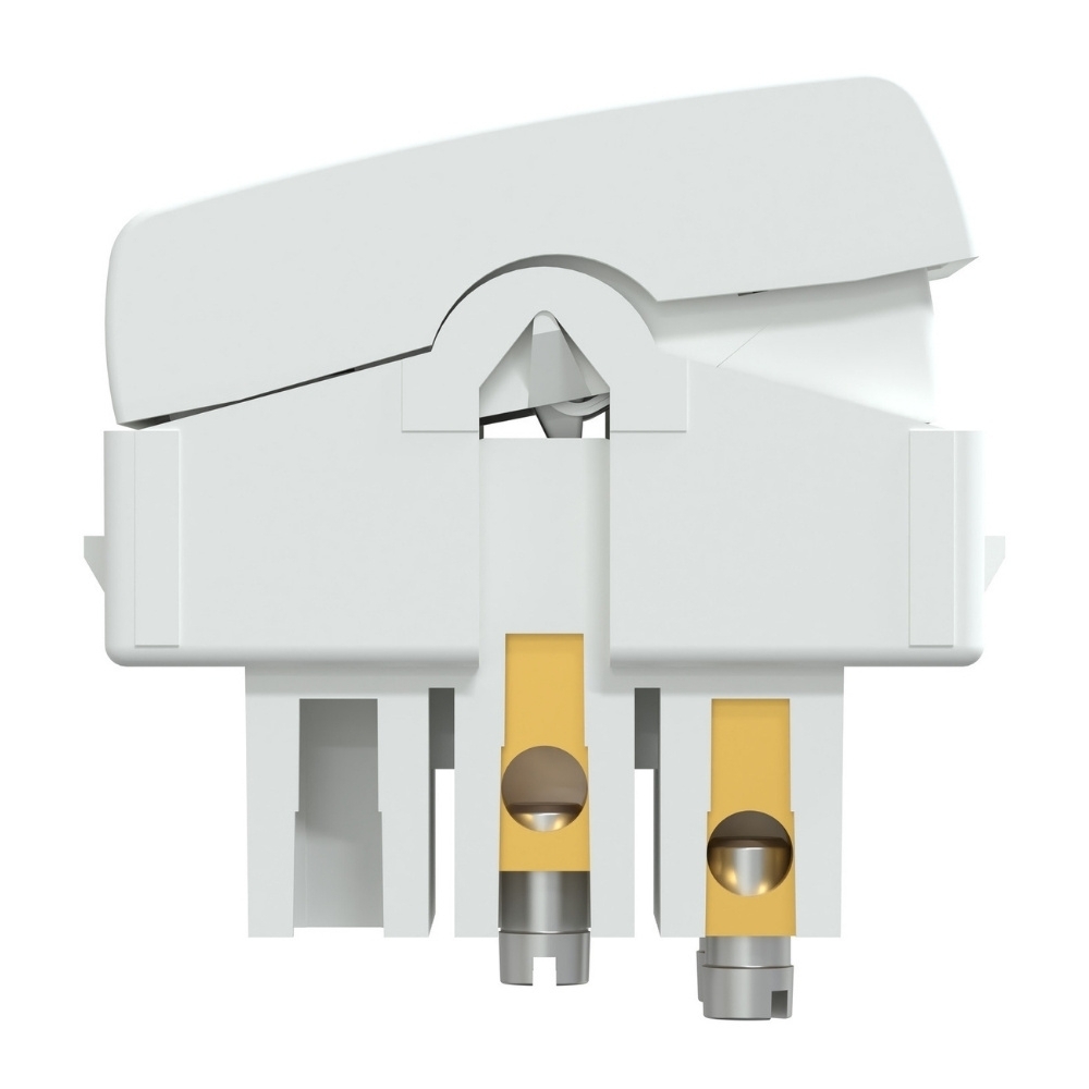 MODULO INTERRUPTOR BIPOLAR SIMPLES 25A 250V BRANCO FOSCO LUNARE UP SCHNEIDER - STECK