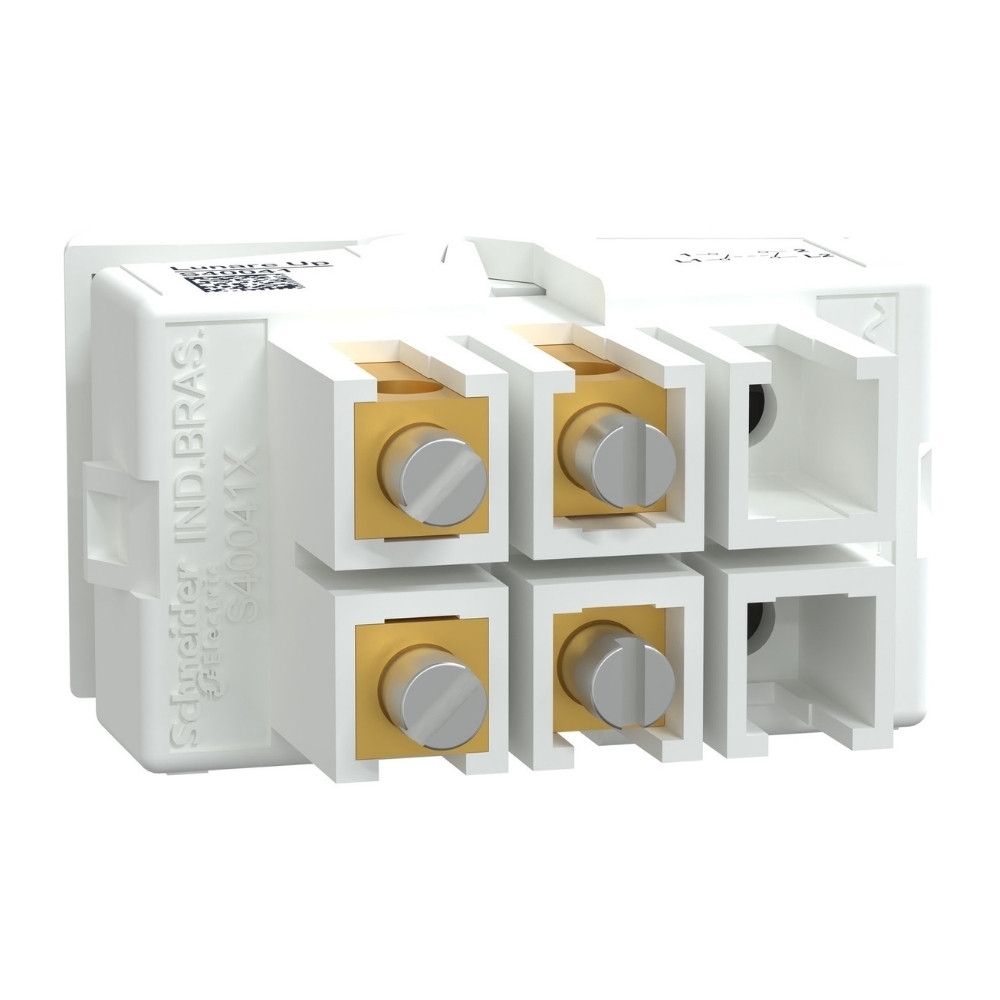 MODULO INTERRUPTOR BIPOLAR SIMPLES 25A 250V BRANCO FOSCO LUNARE UP SCHNEIDER - STECK