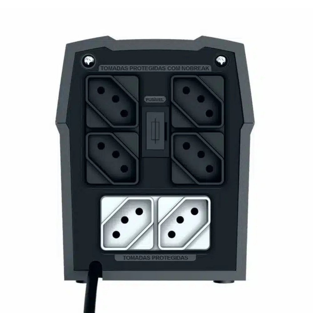 NOBREAK MINI UPS 600VA-115/115V 10A 6T 1BATERIA - TSSHARA