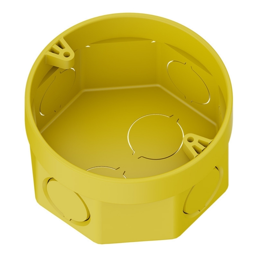 CAIXA EMBUTIR 3X3 PVC OCTOGONAL AMARELO - TIGRE
