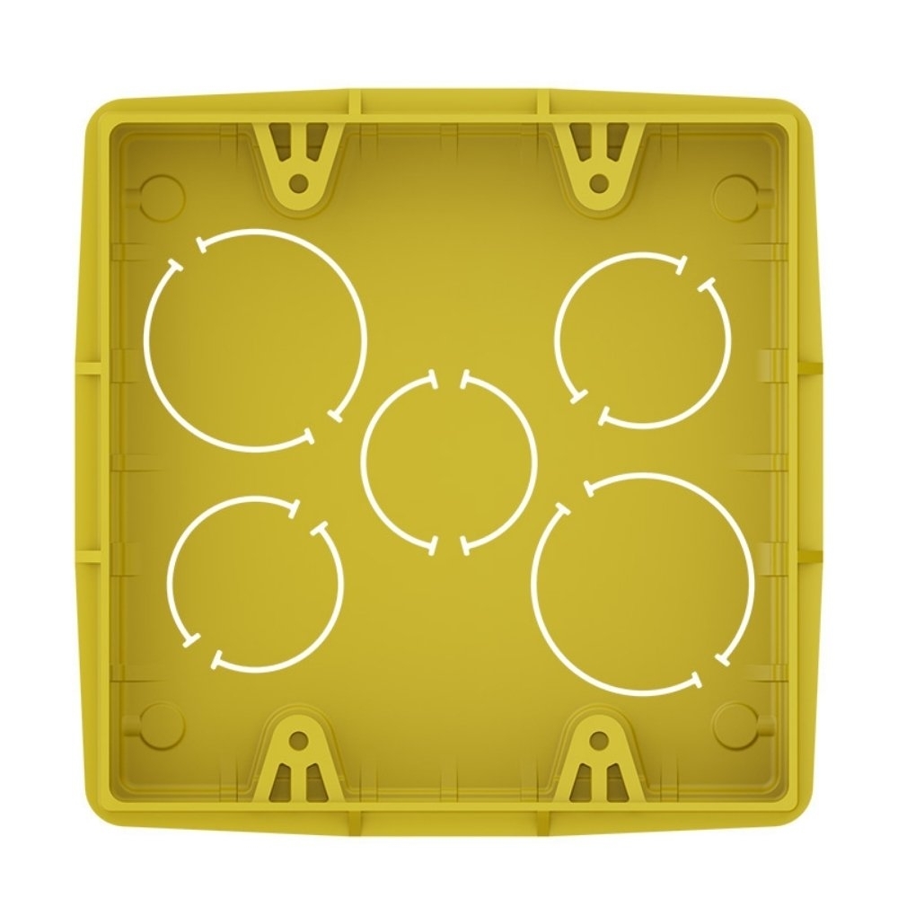 CAIXA EMBUTIR 4X4 PVC AMARELO - TIGRE