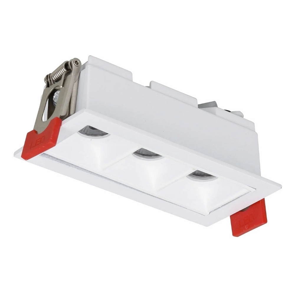 SPOT FOCO EMBUTIR 6W BIVOLT 2700K 480LM 45G BRANCO - GAYA