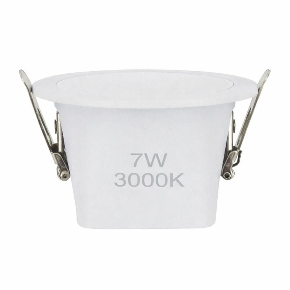 SPOT MIRA EMBUTIR 7W BIVOLT 3000K 700LM REDONDO IP20 - GAYA
