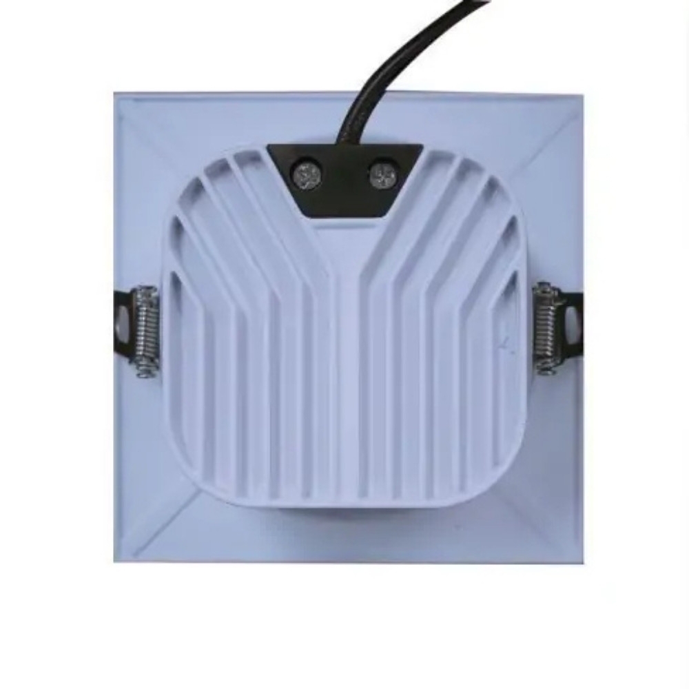 SPOT LED MIRA 18W BIVOLT 4000K 1800LM 24G BRANCO/PRETO QUADRADO - GAYA
